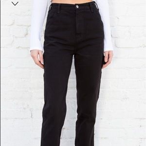 Brandy Melville Black Painter Pants